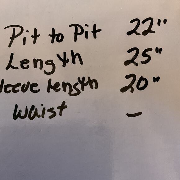 Bass Navy3/4 Sleeve Tie Hem Embtoidered Top L - Picture 6 of 6